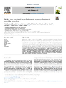 Salinity Stress Provokes Diverse Physiological Responses Of Eukaryotic ...